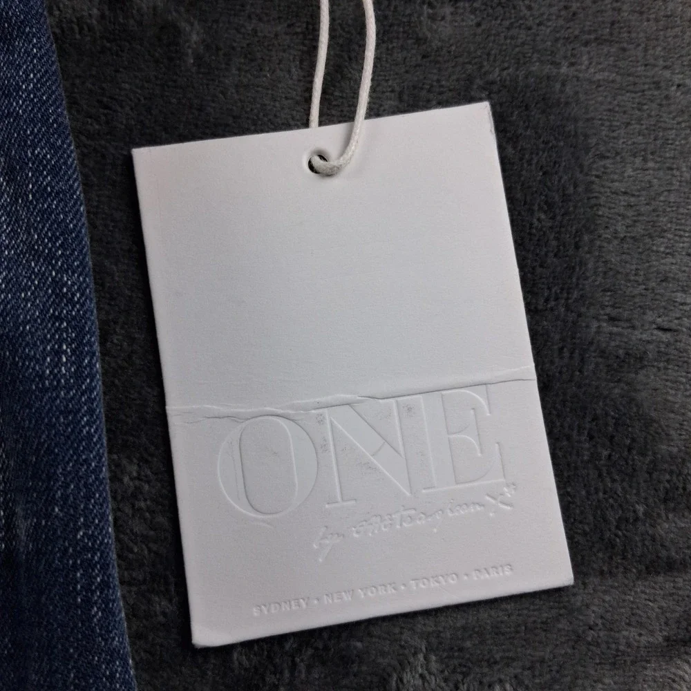NWT One Teaspoon Denim Shorts Womens 26 Blue Distressed Frayed Cut Offs‎